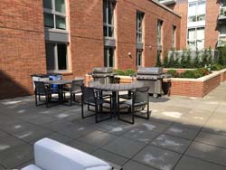 West Courtyard includes gas grills and seating areas&conn=none